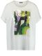 Samoon T-shirt with sequin trim - beige/white (09602)