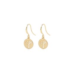 Pilgrim Recycled coin earrings - gold (GOLD)