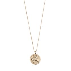 Pilgrim Zodiac sign necklace - Aries - gold (GOLD)