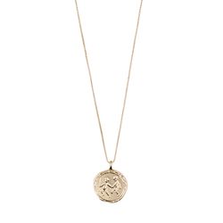 Pilgrim Zodiac sign necklace  - Gemini - gold (GOLD)