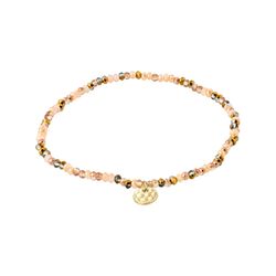 Pilgrim Bracelet - Indie - brun (GOLD)