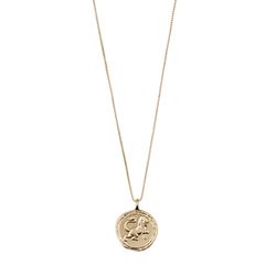 Pilgrim Necklace star sign - Leo - gold (GOLD)