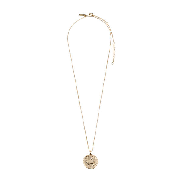 Pilgrim Zodiac sign necklace - Aries - gold (GOLD)