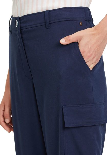 Betty & Co Casual trousers - blue (8543)