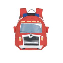 Lässig Rucksack - Camiom de pompier - rouge/orange (00)