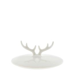 Bastion Collections Deer lid for cup - white (White )