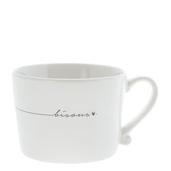 Bastion Collections Tasse - Bisous - blanc (White )