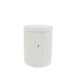 Bastion Collections Porcelain box - white/black (1)