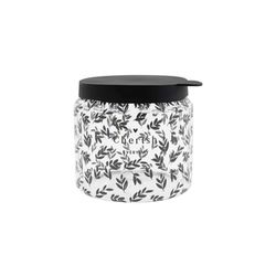 Bastion Collections Storage Glass  - white/black (2)