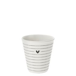 Bastion Collections Espresso cup  - white/black (White )