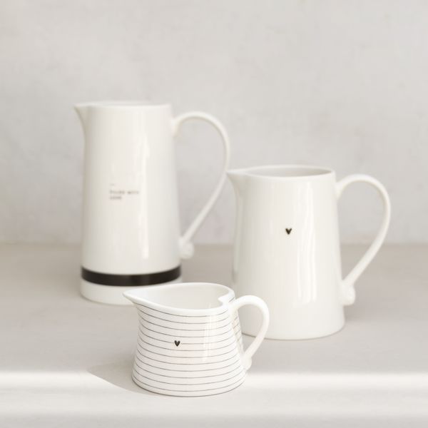 Bastion Collections Jug with handle - white (White )