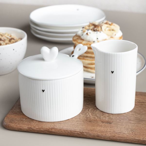 Bastion Collections Sugar Bowl  - white (White )