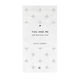 Bastion Collections Napkin - You and me - white (White )