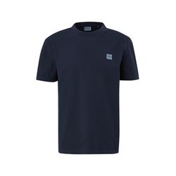s.Oliver Red Label T-shirt with logo application - blue (5955)