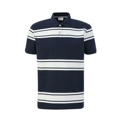 s.Oliver Red Label Striped polo shirt - blue (59G3)