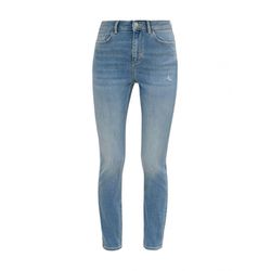 comma Skinny: jeans with destroyes - blue (53Z4)