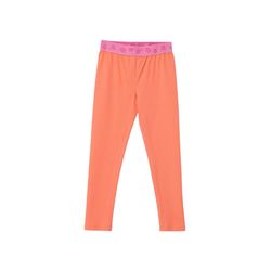 s.Oliver Red Label Slim: leggings with elastic waistband - orange (2034)