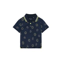 s.Oliver Red Label Polo shirt with allover print - blue (59A2)