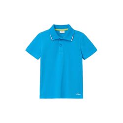 s.Oliver Red Label Polo shirt with small logo - green/blue (6431)