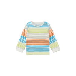s.Oliver Red Label T-shirt with stripe print - white/orange (02A7)