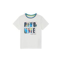 s.Oliver Red Label T-shirt with front print - white (0210)