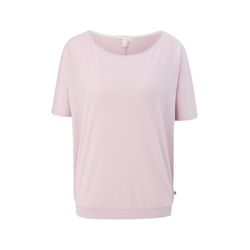 Q/S designed by T-shirt with bat sleeves - pink (4132)