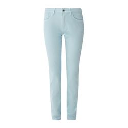 s.Oliver Red Label Slim : pantalon en sergé avec viscose - bleu (50Z8)