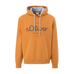 s.Oliver Red Label Hoodie with front print - orange (22D1)