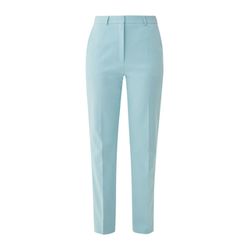 s.Oliver Black Label Rachel: trousers in blended cotton - blue (5145)