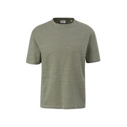 s.Oliver Red Label T-shirt with allover print - green (78A5)