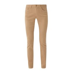 s.Oliver Red Label Slim : pantalon en sergé avec viscose - brun (82Z8)