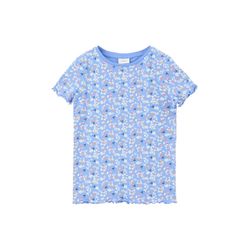 s.Oliver Red Label T-Shirt mit Wellensaum - blau (53A5)