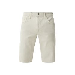 s.Oliver Red Label Regular: short en jean style 5 poches - beige (9002)