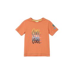 s.Oliver Red Label T-shirt with front print  - orange (2140)