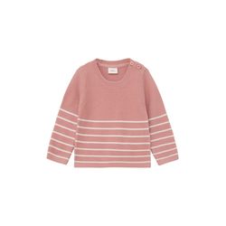 s.Oliver Red Label Sweater with stripe pattern - pink (42X2)