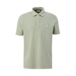 s.Oliver Red Label Polo shirt with a label appliqué  - green (7802)