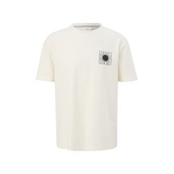 s.Oliver Red Label T-shirt with front print  - white (01D1)
