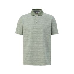 s.Oliver Red Label Polo shirt with stripe pattern - green (78G5)