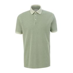 s.Oliver Red Label Polo shirt with an all-over print - green (78A5)