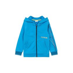 s.Oliver Red Label Sweat jacket with print details - blue (6431)