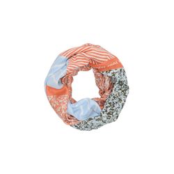 s.Oliver Red Label Loop scarf made of viscose mix - orange/blue (27D5)