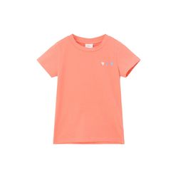 s.Oliver Red Label T-shirt avec détails brodés - orange (2034)