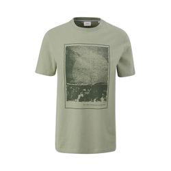 s.Oliver Red Label T-shirt with print - green (78D1)