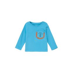 s.Oliver Red Label Longsleeve with application - blue (6416)