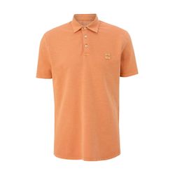 s.Oliver Red Label Polo shirt with a label appliqué  - orange (2258)