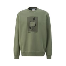 s.Oliver Red Label Sweatshirt mit Frontprint - grün (78D1)