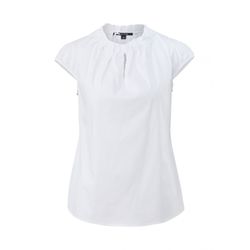 comma Cotton blouse  - white (0100)