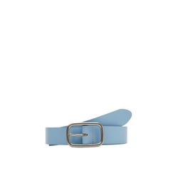 s.Oliver Red Label Leather belt with a pin buckle - blue (5081)