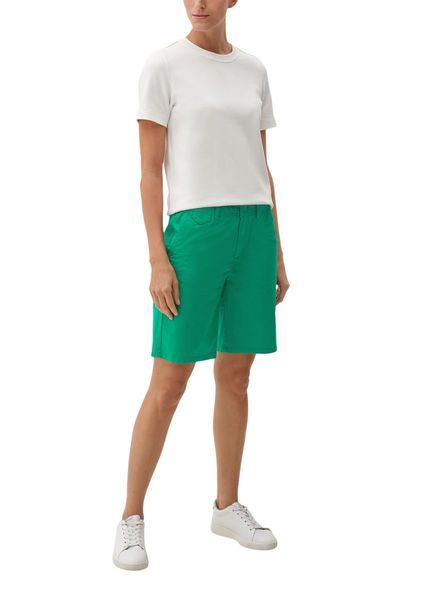 s.Oliver Red Label Chino-style Bermuda shorts - green (7646)