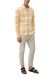 s.Oliver Red Label Checked cotton stretch shirt - yellow (13N1)